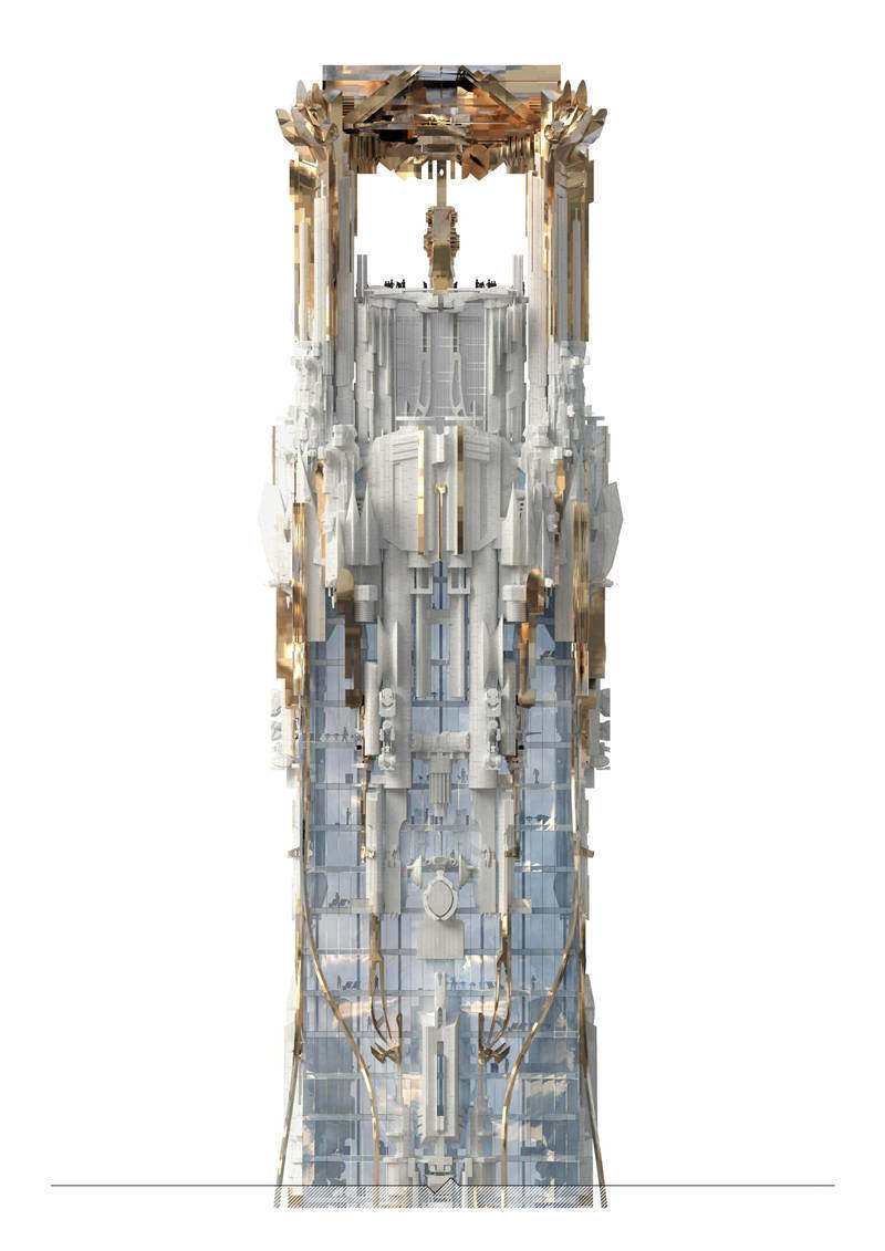 超现实主义建筑空间,让人感到未知的幻想建筑