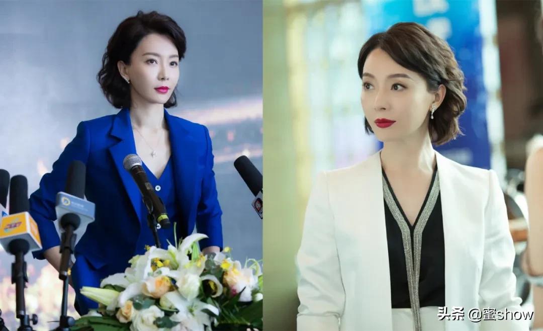 30-40岁微胖型女士气质穿搭陈数,陈数秋冬职场穿搭