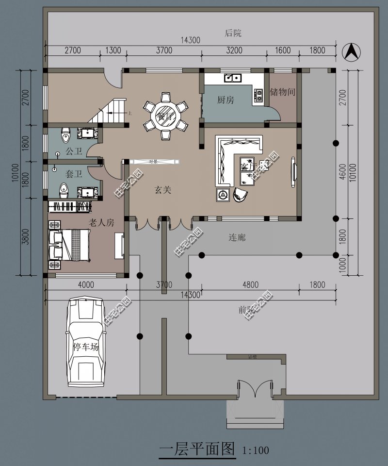 农村新中式小院别墅,新中式带泳池别墅小院