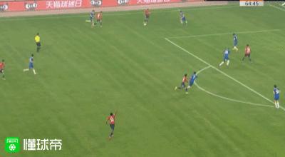 秦升界外球助攻,秦升大力界外球