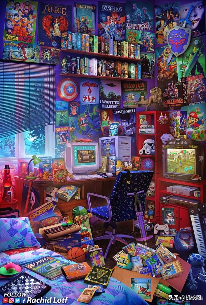 这位画师可能把所有玩家的童年都画了一遍