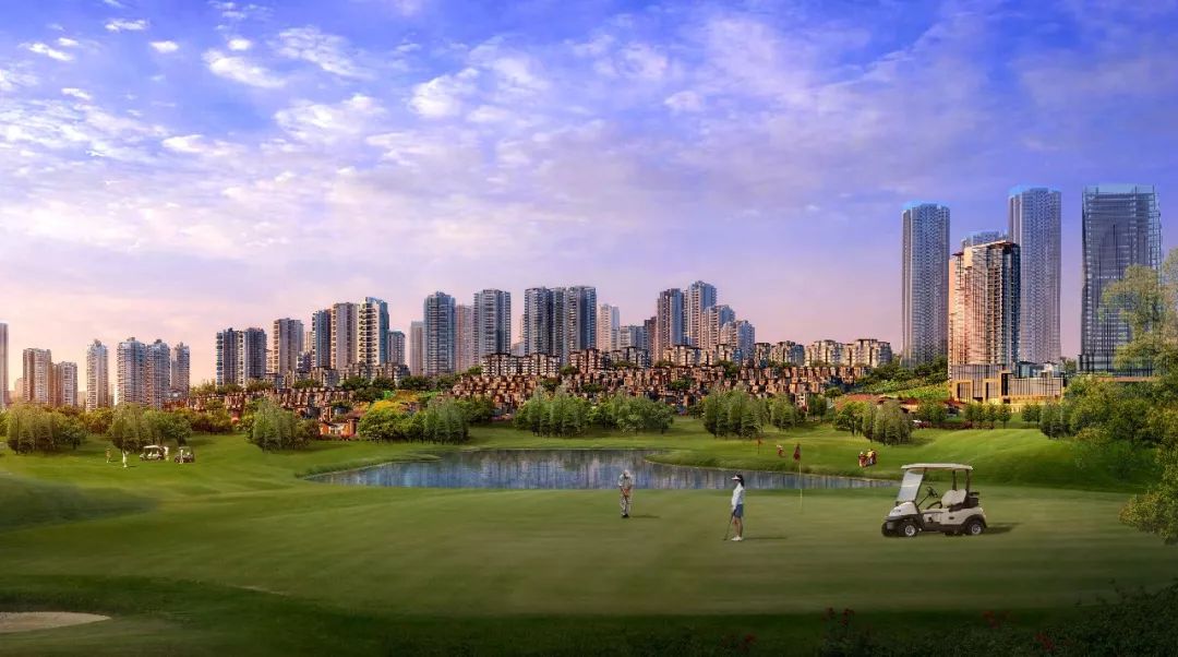 泸州江阳酒谷大道碧桂园生态城,泸州碧桂园生态城全景