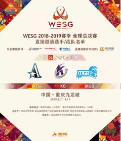 2016wesg全球总决赛,2018wesg全球总决赛