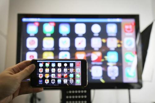 手机一键投屏到电视,手机一键投屏到1080p投影仪上