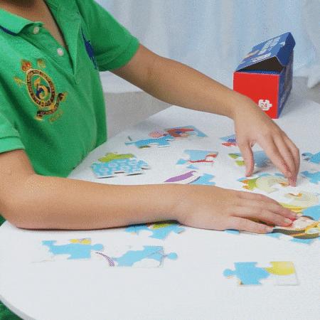 拼图怎么玩才合适小孩子,6-12岁专注力训练玩具拼图500关