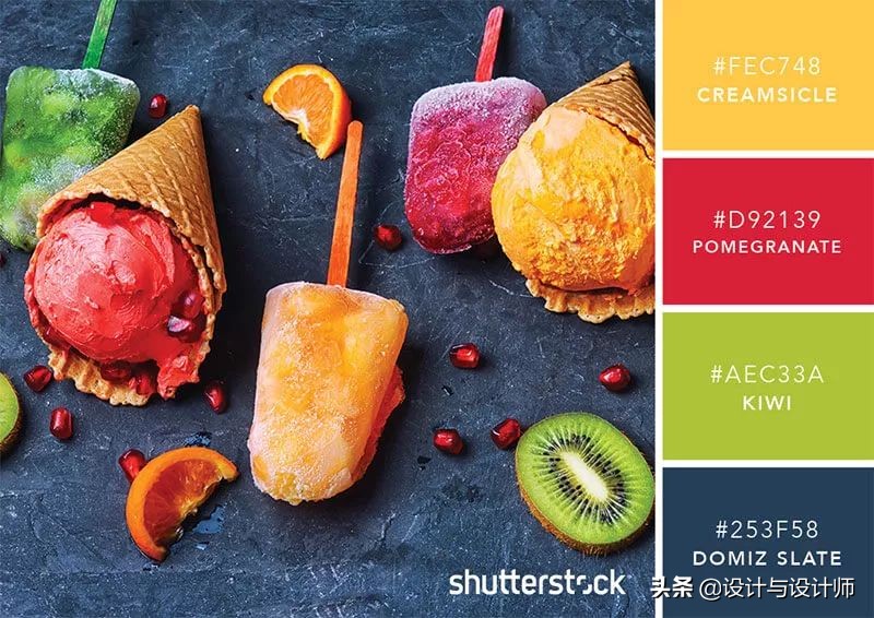 设计色彩总结200字左右,设计配色6种颜色