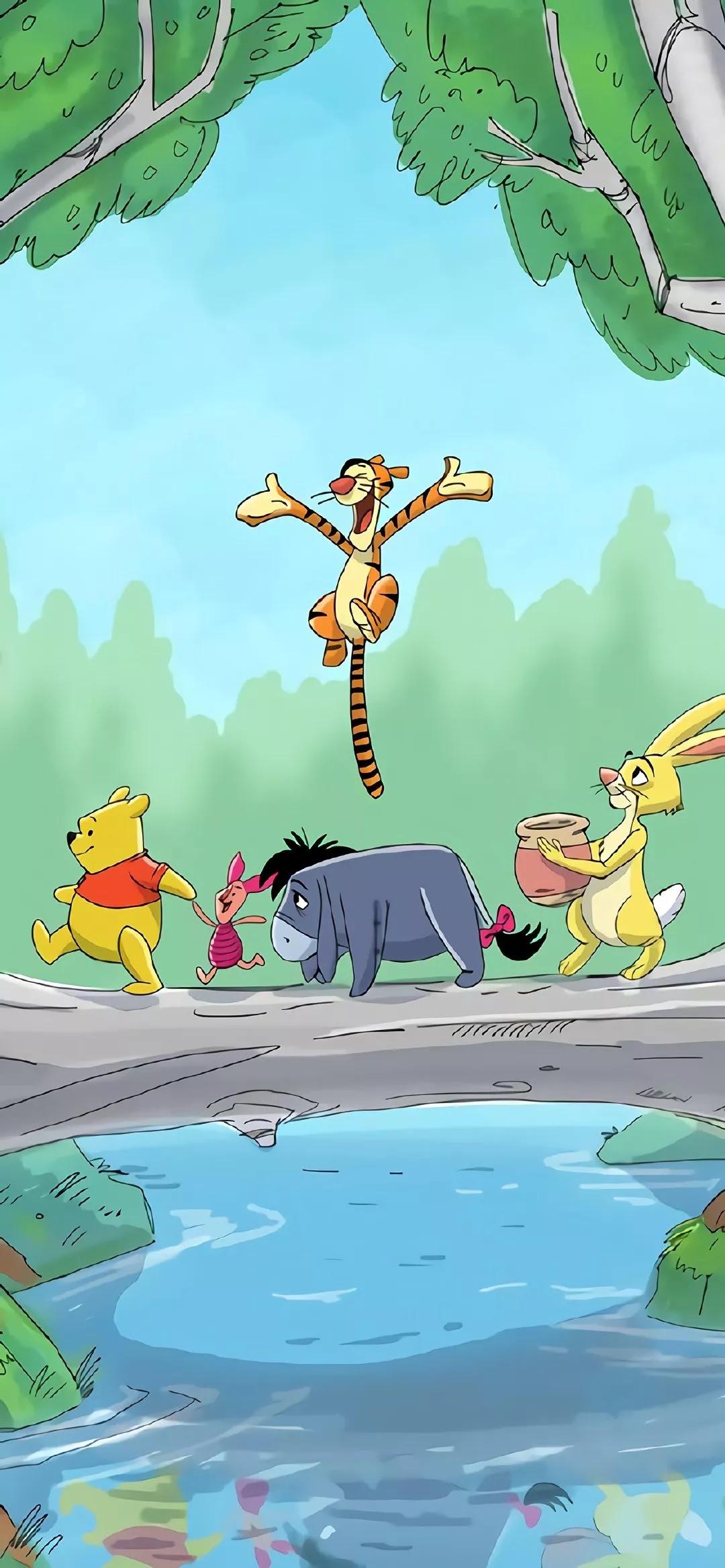 手机壁纸｜小熊维尼