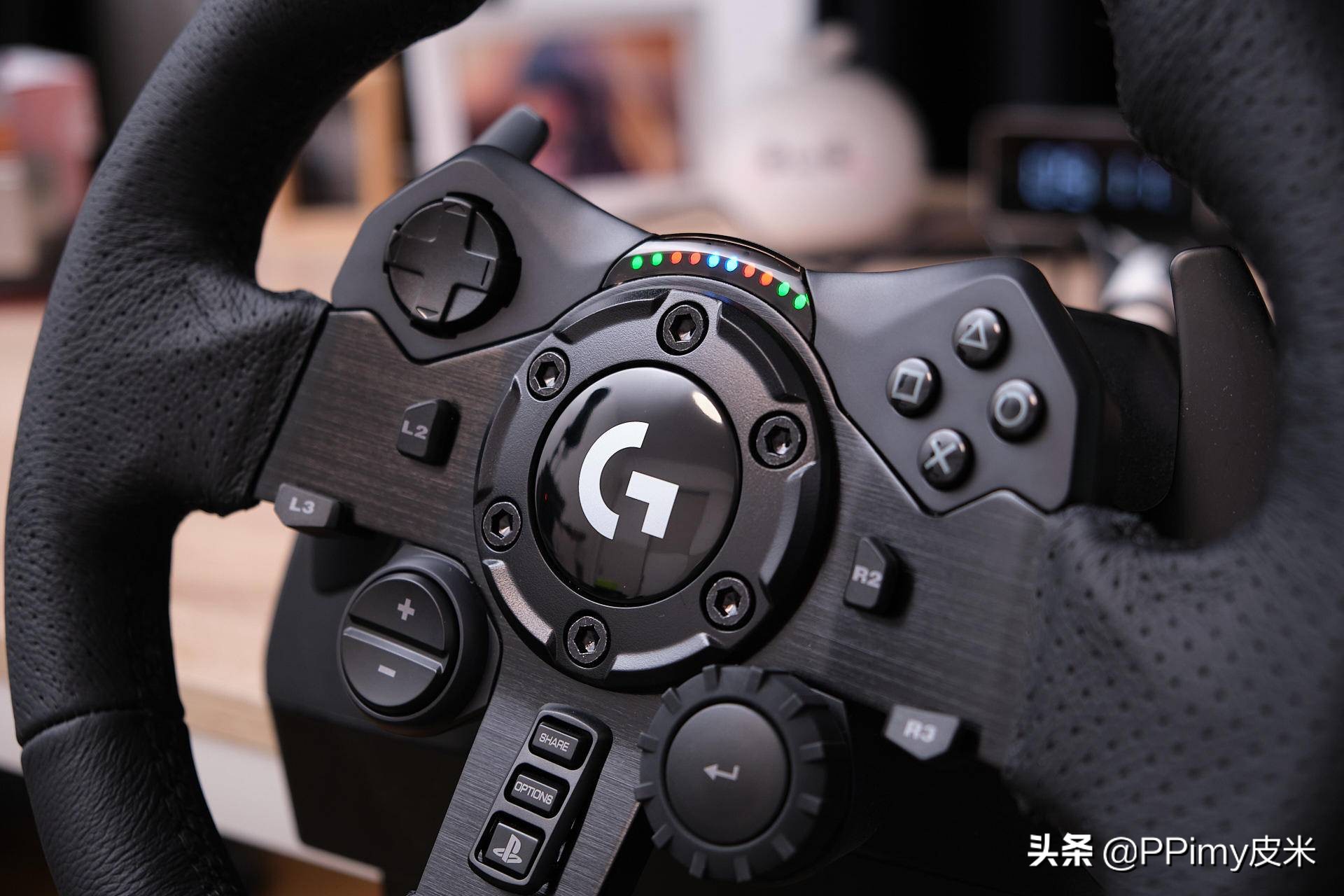 罗技全新方向盘g923开箱,罗技g923配啥座椅