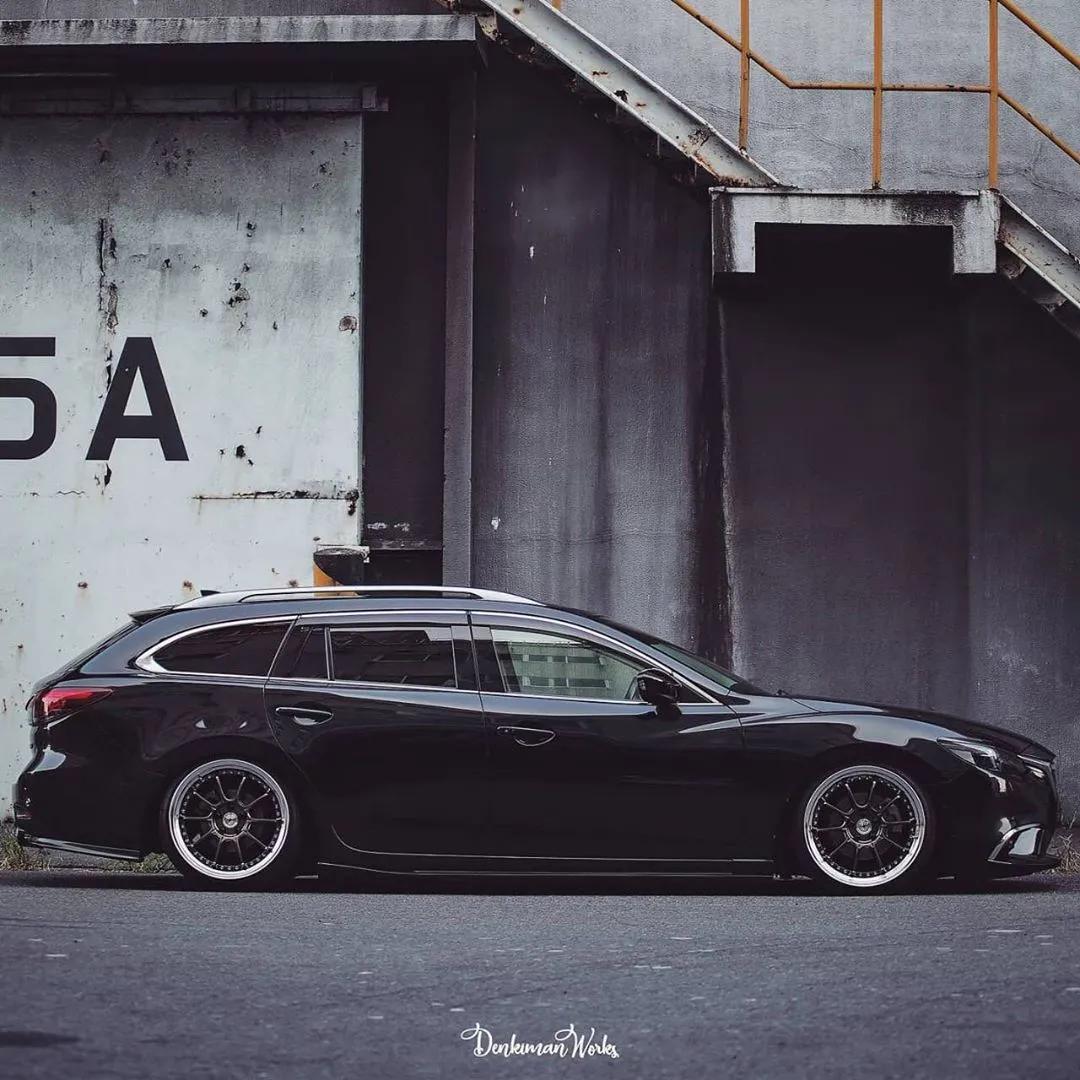 阿特兹轮毂改装案例,马自达阿特兹改装案例