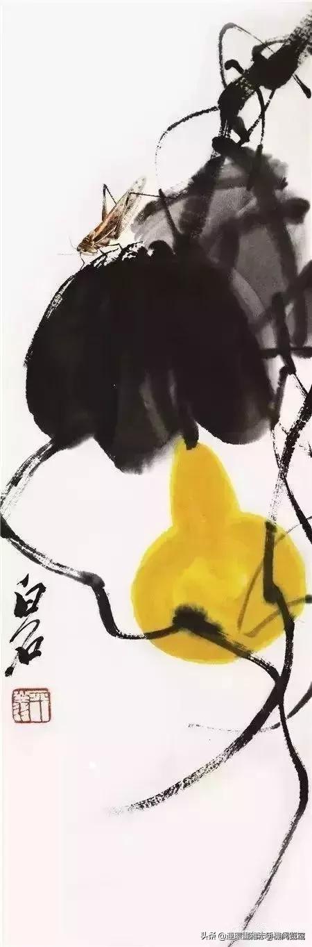 齐白石葫芦精品图片,齐白石葫芦国画