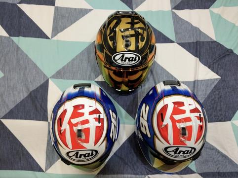 rx7x黑盔,arairx-7x头盔带刀侍卫拆箱