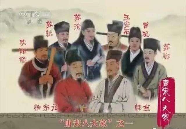 唐宋八大家口诀,唐宋八大家