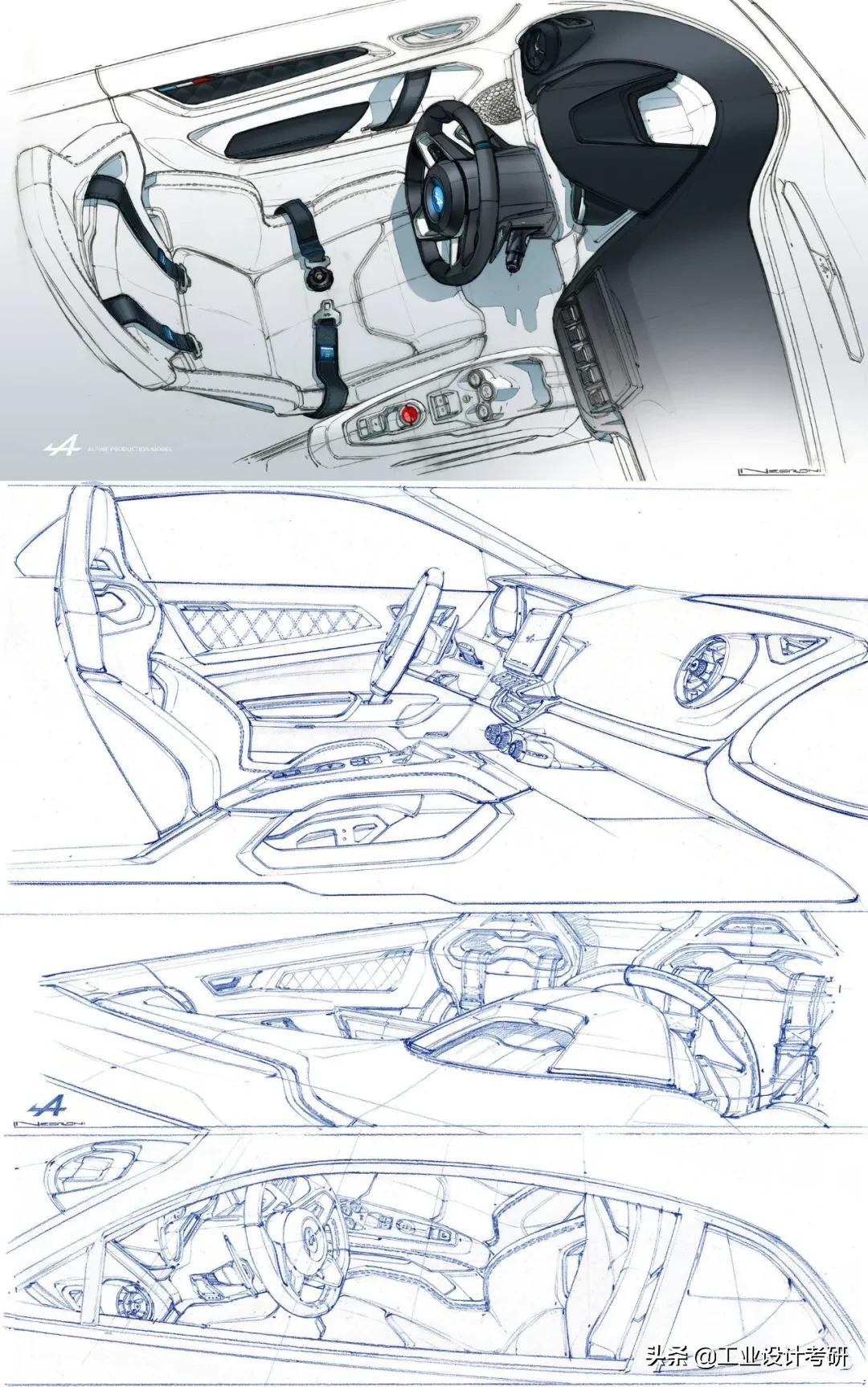 100张汽车手绘图片,汽车侧面手绘图