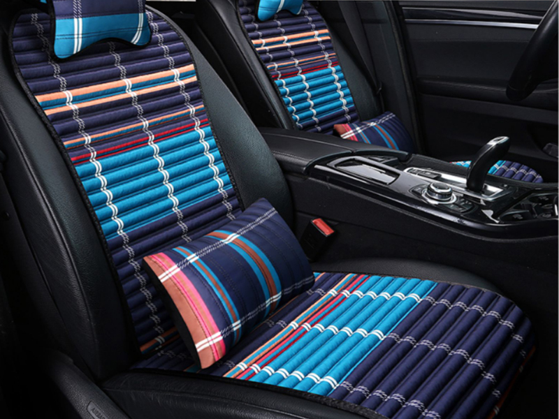 夏季冰丝汽车坐垫透气凉爽不闷热,夏日清凉坐垫