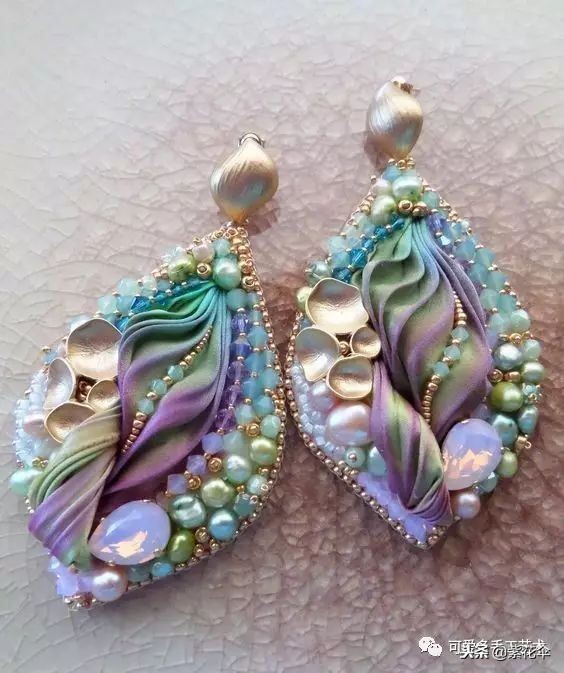 绸带编织花样大全,散珠子手工串珠教程