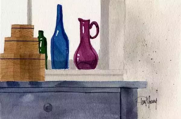 水彩大神之作,国外大师水彩值得一看