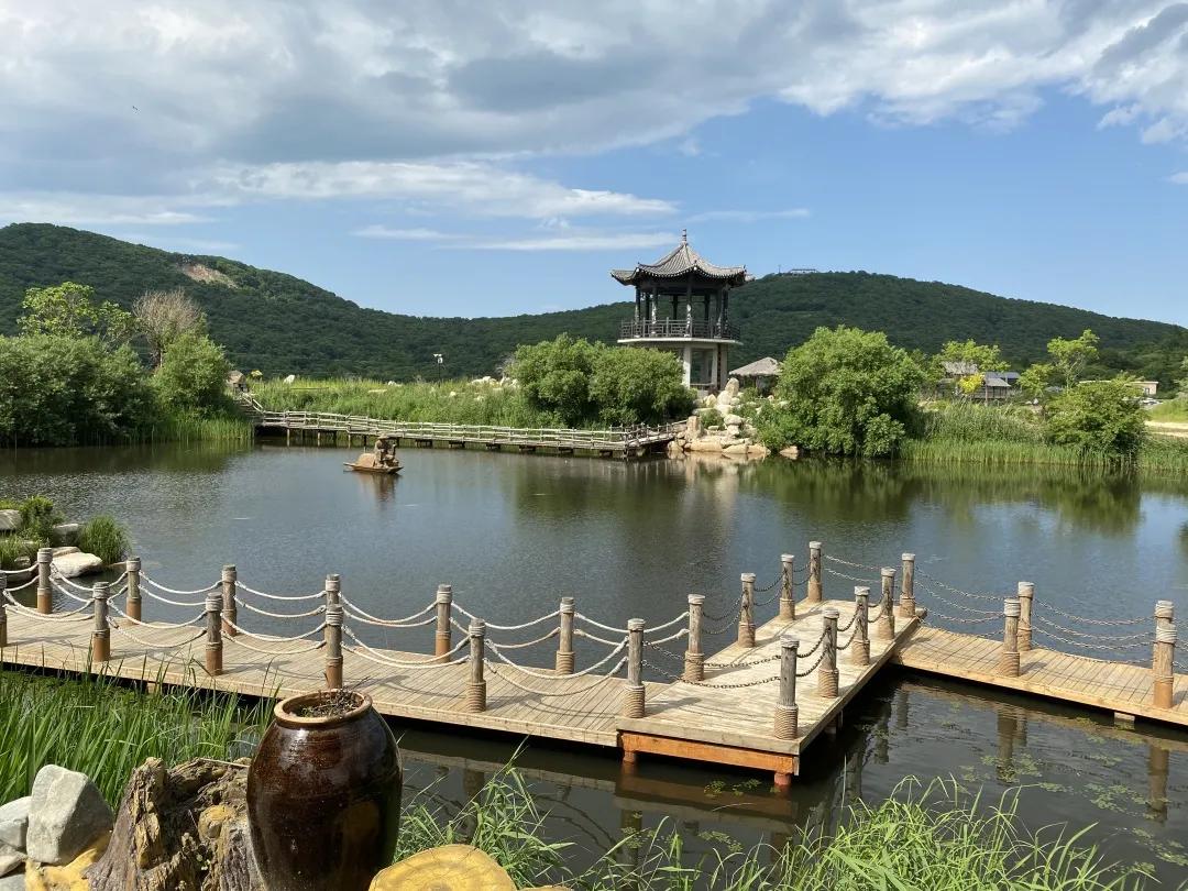醉花海古镇美景,醉舞花海