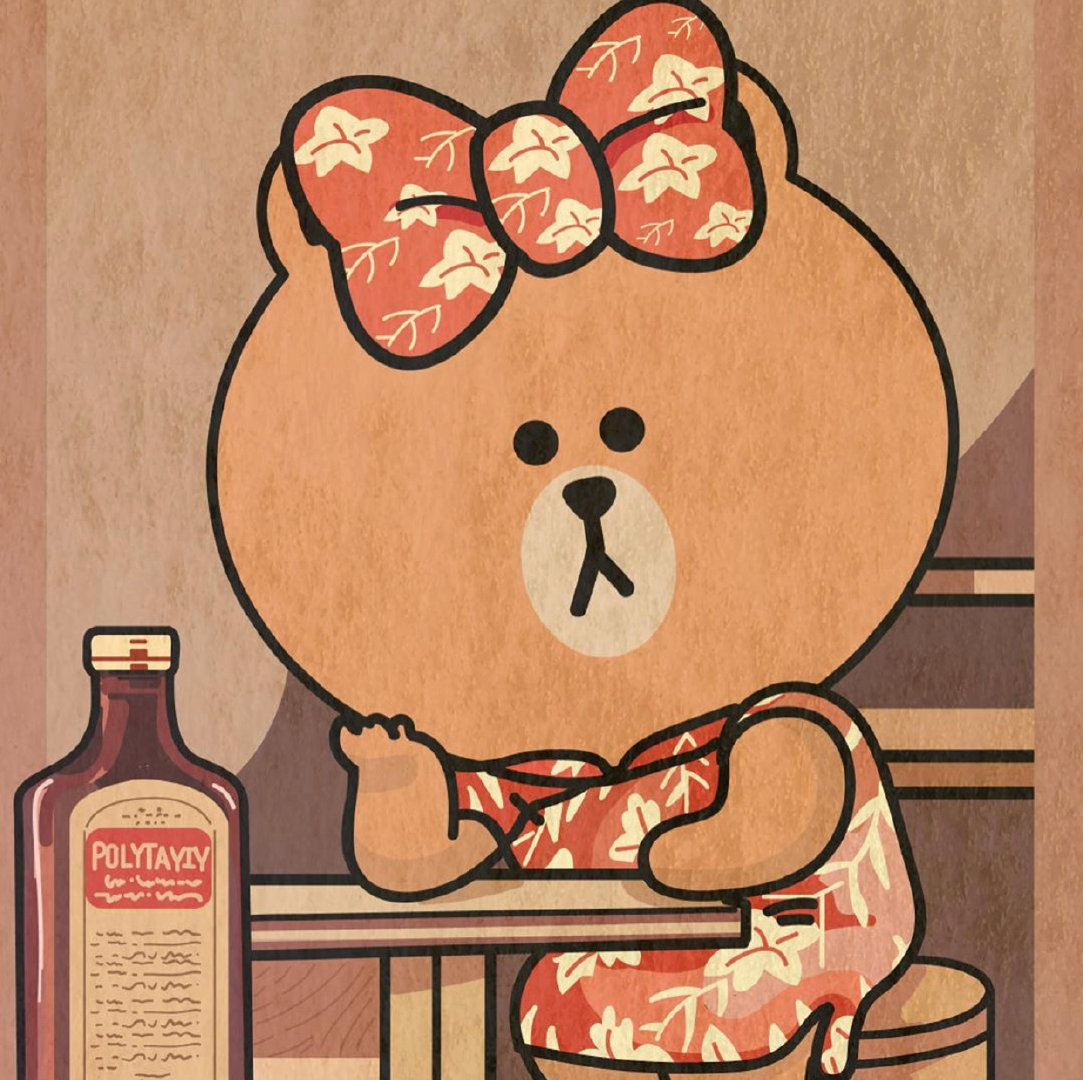 布朗熊和可妮兔新年头像,布朗熊与可妮兔头像可保存