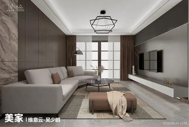 客厅装修设计高级感图文,挑空客厅十字圆顶装修效果图