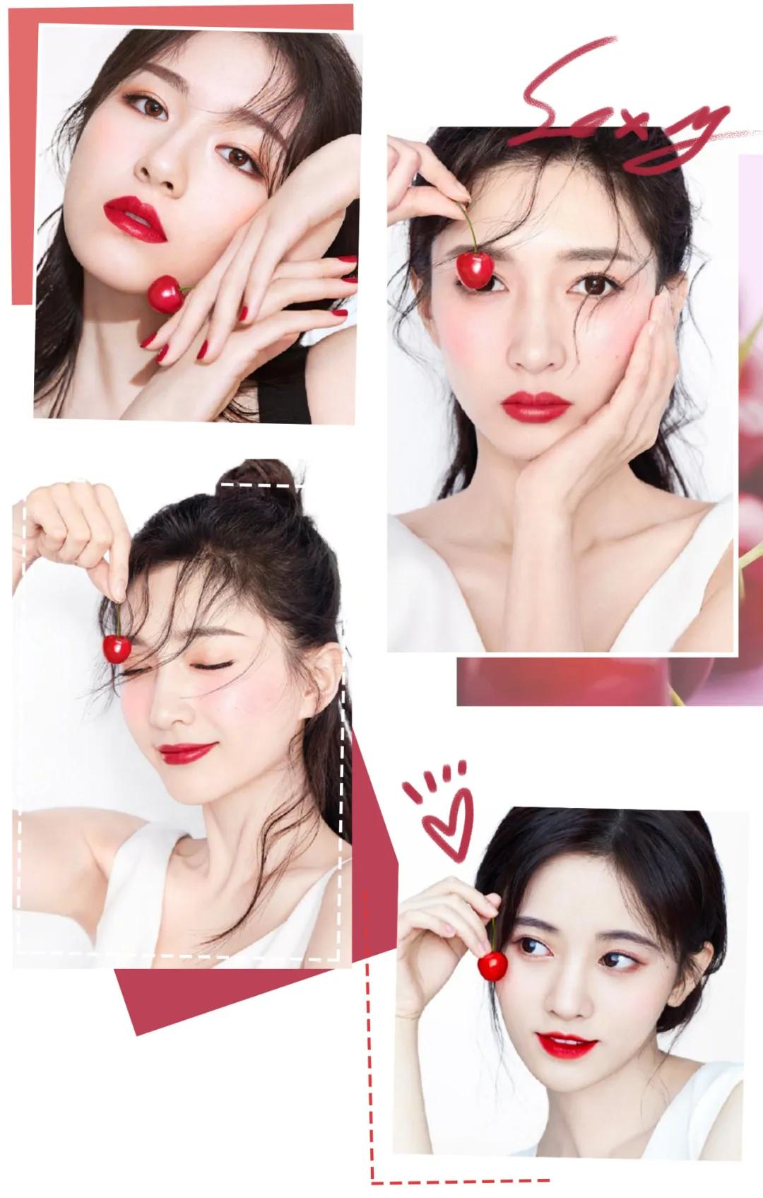 接吻也不怕掉色的10款口红,又纯又欲口红试色