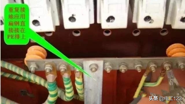 配电箱重复接地线多少平方,二级箱重复接地做法示意图