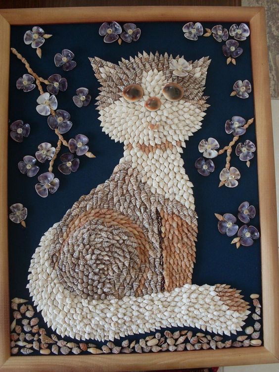 儿童手工五谷杂粮拼画,手工拼贴画教程简单又漂亮