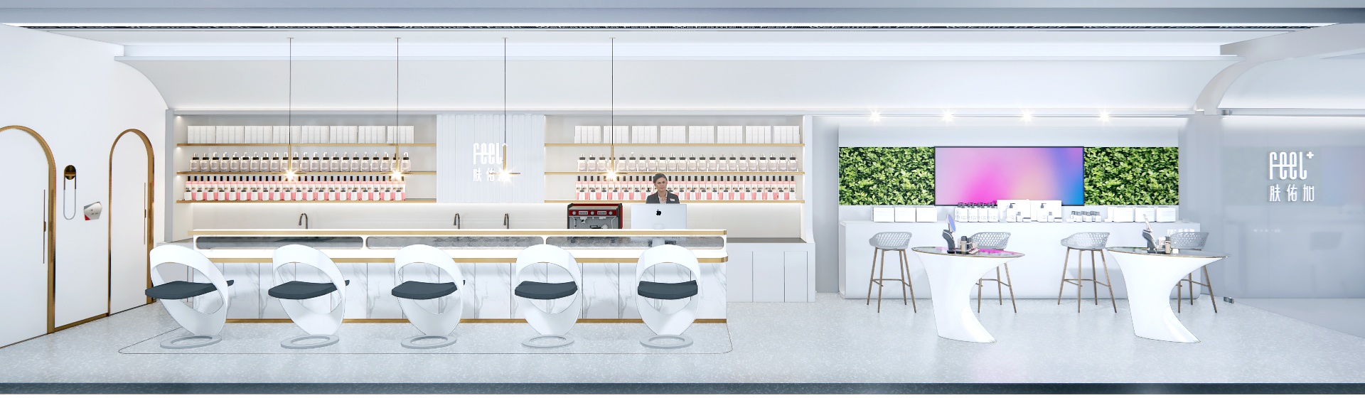 皮肤管理中心设计色调案例,128皮肤