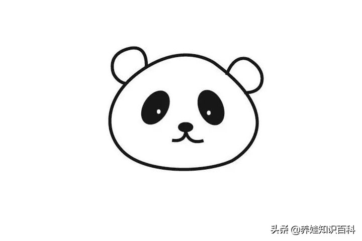 熊猫怎么画一年级又可爱又好看,熊猫怎么画儿童