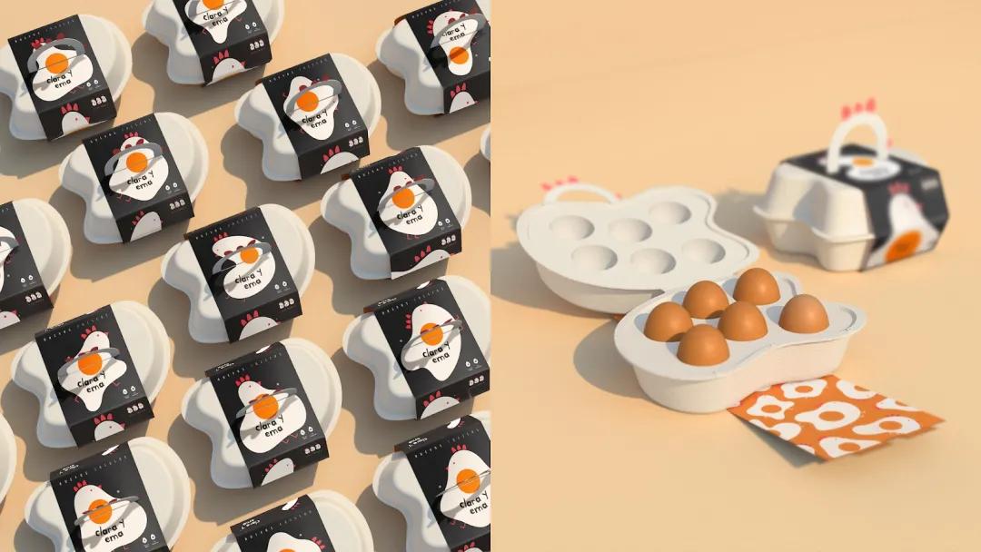 创意鸡蛋礼品盒包装设计,100个经典鸡蛋包装设计