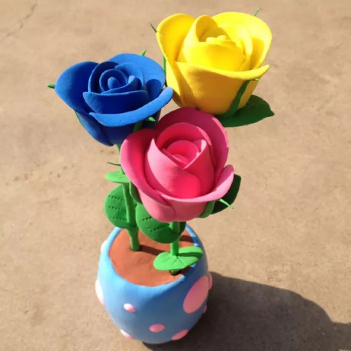 粘土手工100种简单人物在纸上制作,用超轻粘土做的手工又简单又漂亮