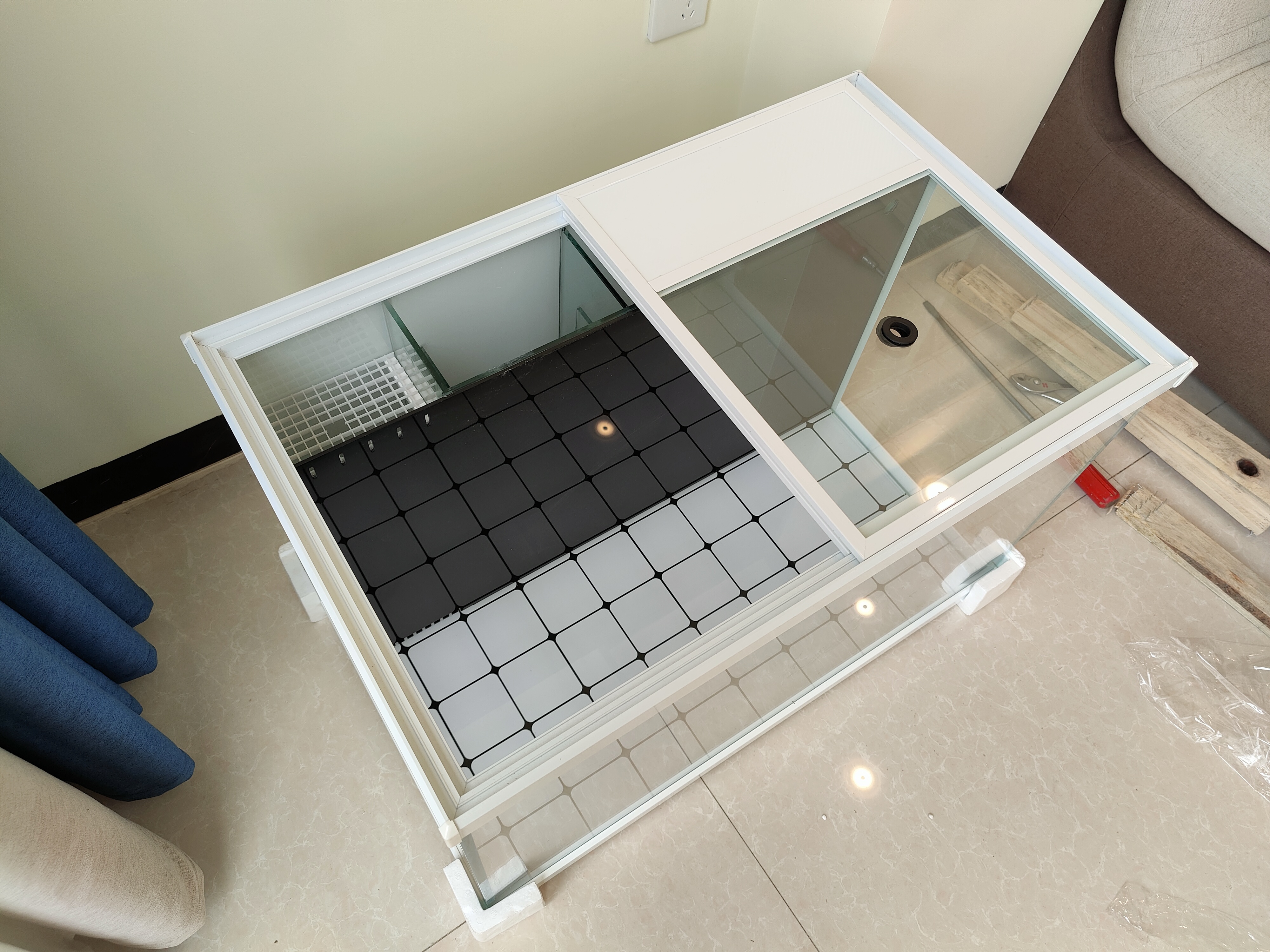 一个长80cm宽60cm高30cm鱼缸,80厘米的鱼缸大约多少钱