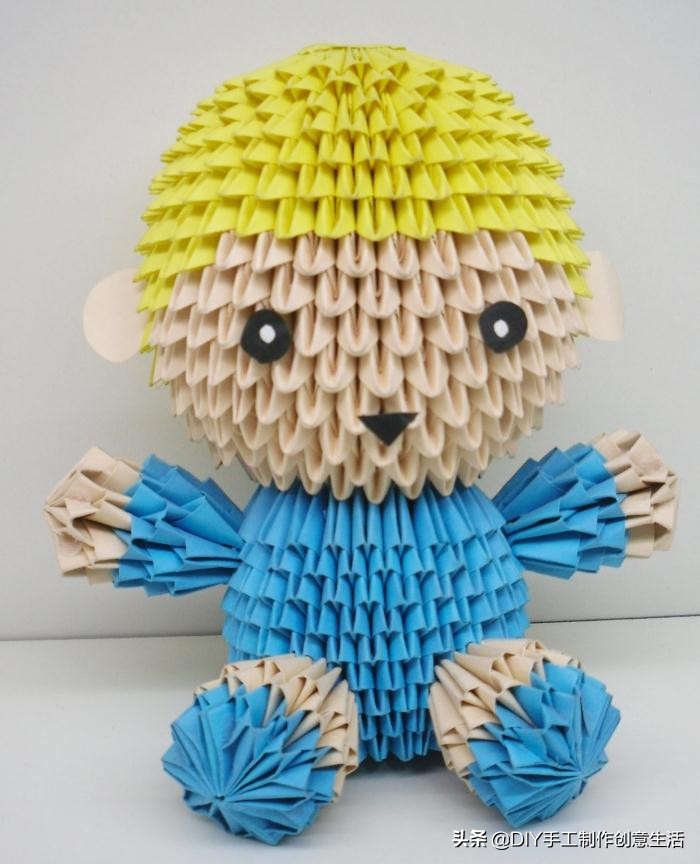 超简单的三角插教程,三角插孔雀开屏全图解详细步骤