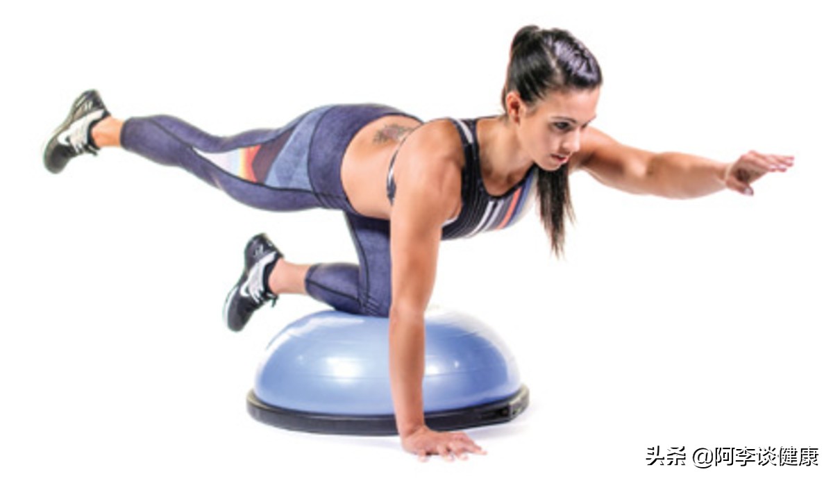 平衡半球体适能训练,波速球稳定性练习