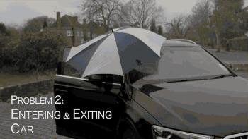 新型悬浮雨伞,智能雨伞新发明