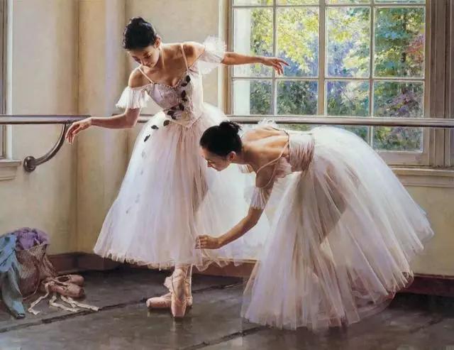 他偷看老婆同事跳舞25年，画下这曼妙的人体油画，还卖了1200万