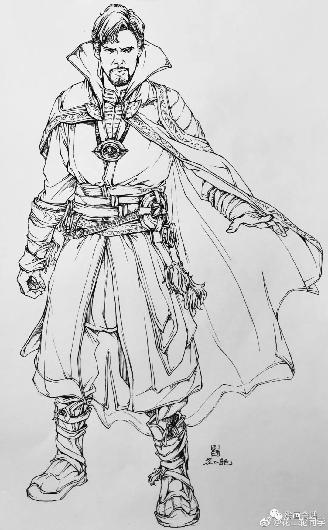 简单钢笔山水速写临摹图片,钢笔速写临摹推荐