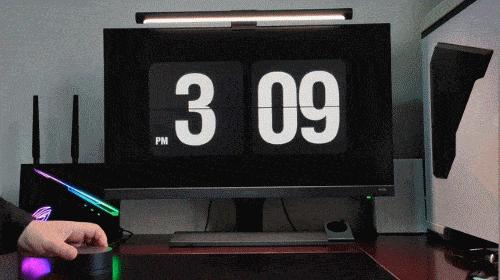 显示器挂灯的正确方法,显示器挂灯白天有用吗