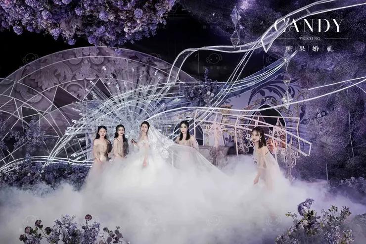 一场美轮美奂的蓝色梦幻婚礼,一场仙境般的梦幻婚礼