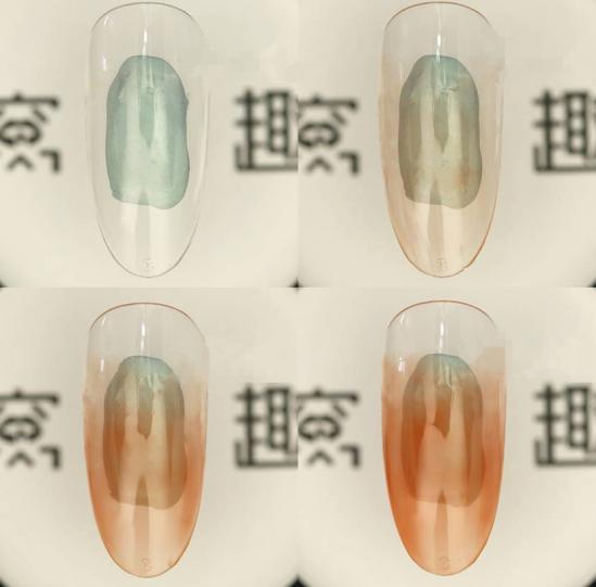 晕染美甲教程大全简单,法式晕染美甲教程美甲图片