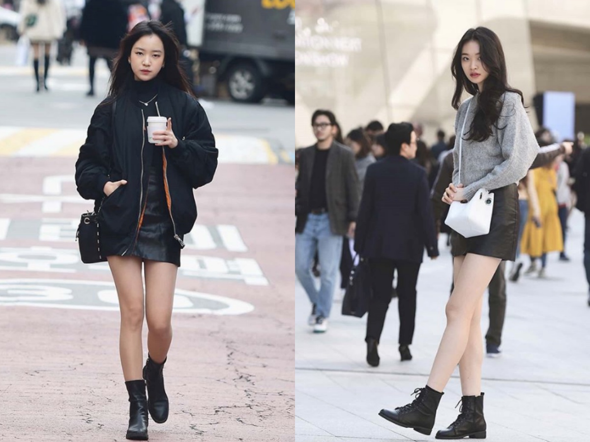 韩国小姐姐格子外套穿搭,韩国女童春装