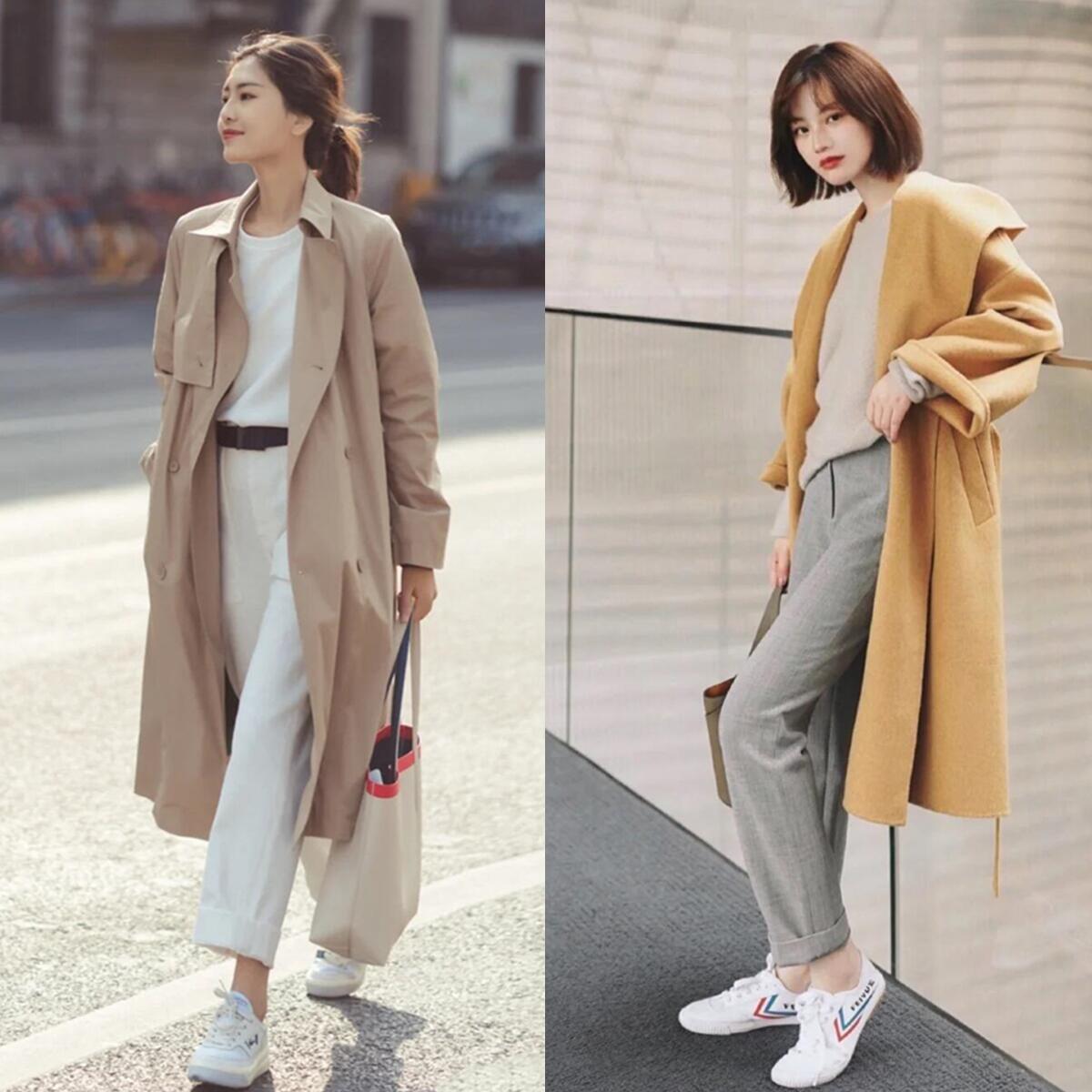 小白鞋正确穿法视频,春天小白鞋搭配什么裤子和衣服