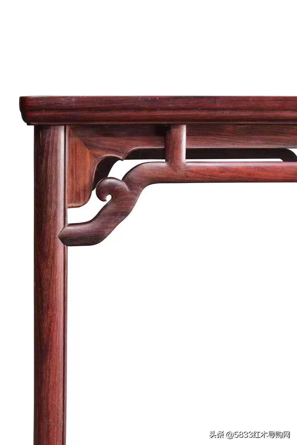 高罗锅枨明式方桌,黑檀罗锅枨四方桌