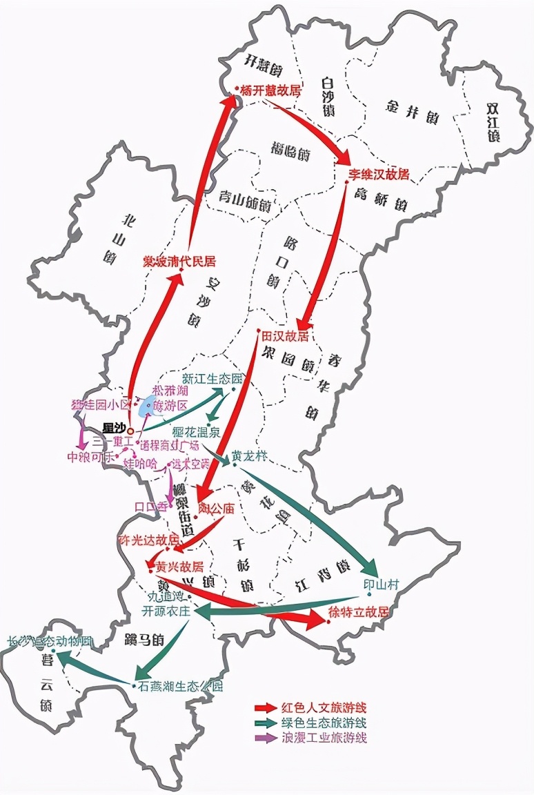 从一些角度看到长沙的样子,长沙县与长沙市有哪些区别