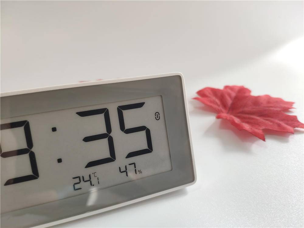 米家秒秒测温湿度计,秒秒测温湿度智能时钟
