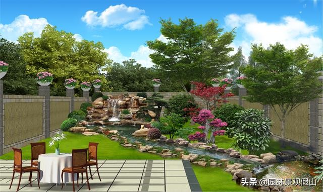 室内假山庭院假山,假山景观鱼池没假山底座怎么设计