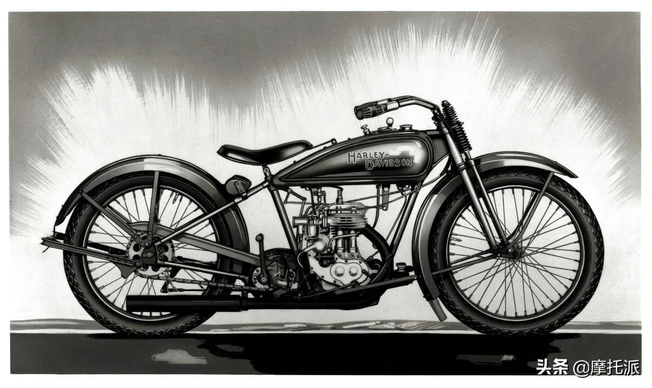 哈雷戴维森成长历程,最早的哈雷戴维森