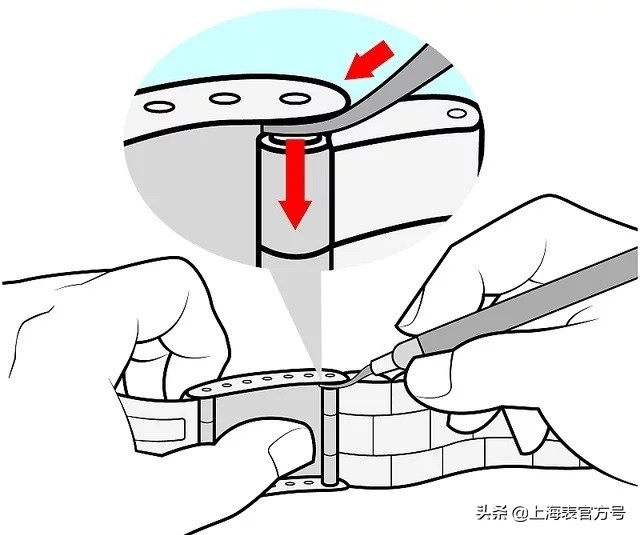 钢表带调节长短小技巧,天王表带怎么调节长短