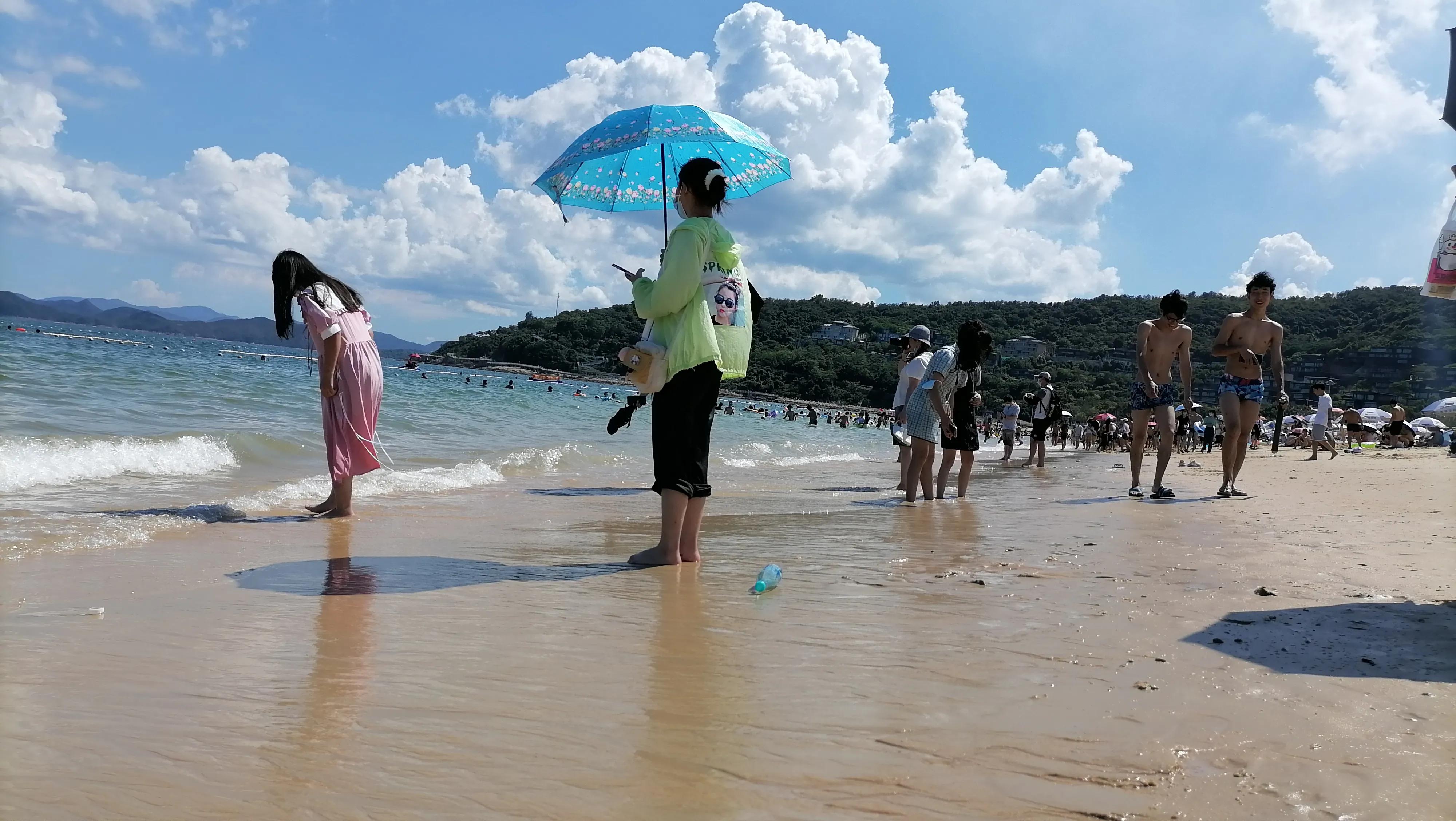 深圳大梅沙一日游视频,深圳大梅沙一日游感受