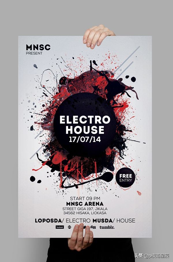 30秒教你设计6张海报,100个海报设计小技巧