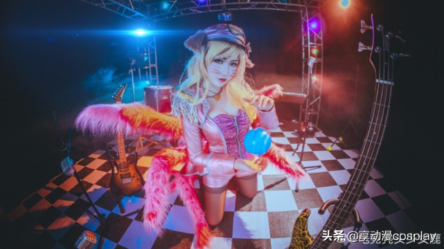 英雄联盟kda女团阿狸cosplay,英雄联盟阿狸偶像歌手cos